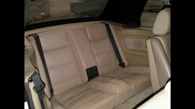 1988 White BMW 3-Series Convertible