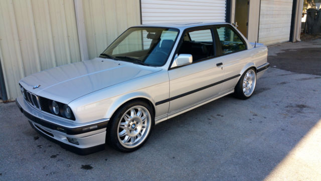 1989 Silver BMW 3-Series Coupe