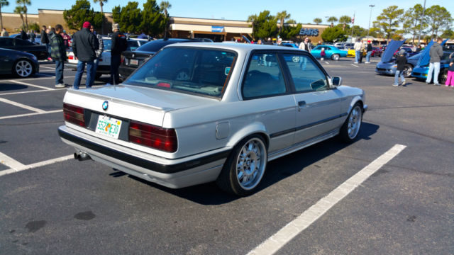 1989 Silver BMW 3-Series Coupe
