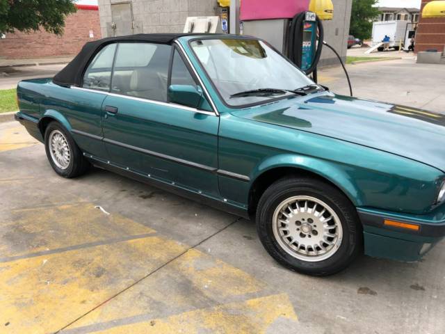 1991 Green BMW 3-Series Convertible