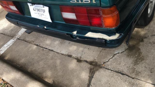 1991 Green BMW 3-Series Convertible