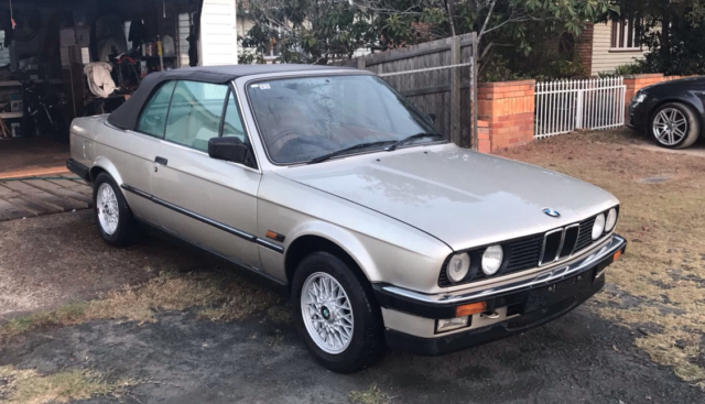 1988 Gold BMW 3-Series Convertible