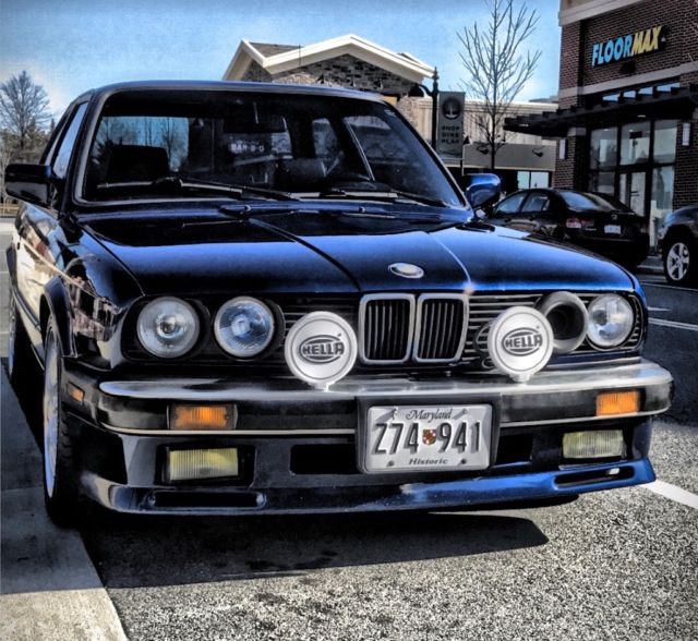 1986 Blue BMW 3-Series Coupe