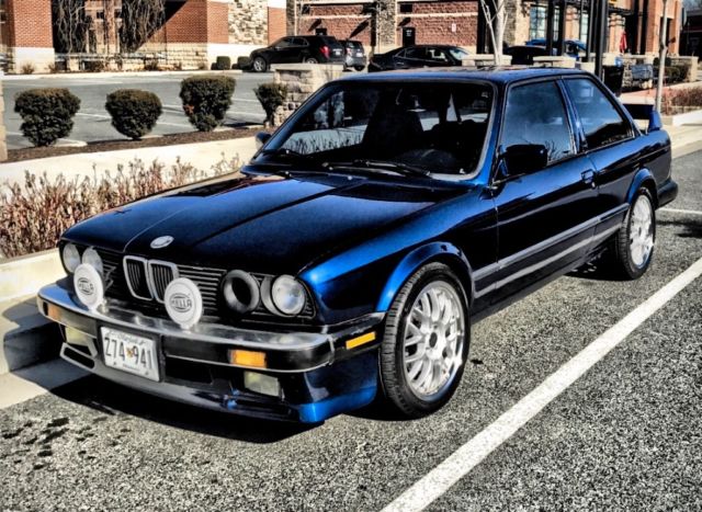 1986 Blue BMW 3-Series Coupe