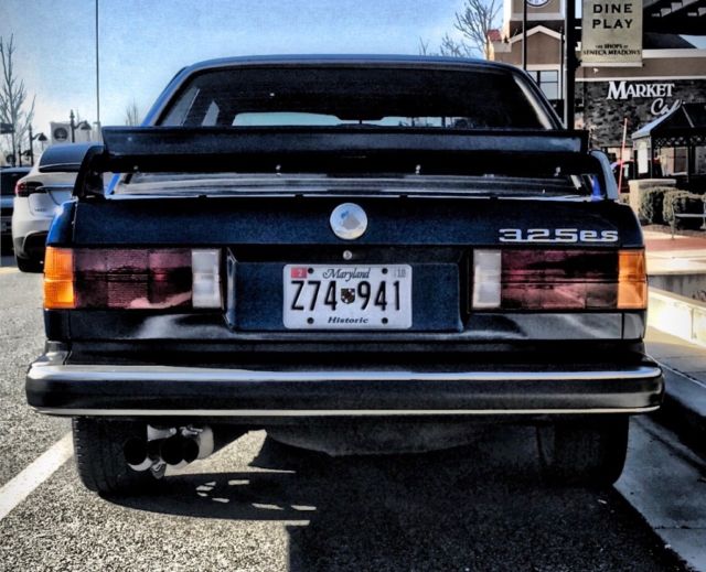 1986 Blue BMW 3-Series Coupe