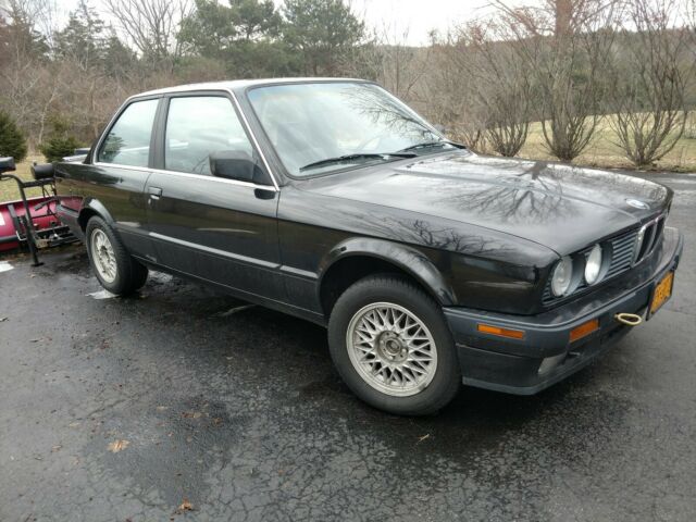 1989 Black BMW 3-Series Coupe