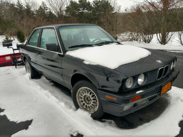 1989 Black BMW 3-Series Coupe