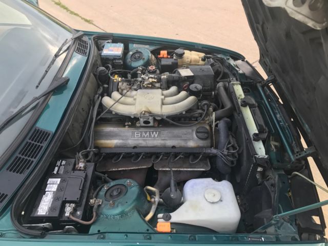 1991 Green BMW 3-Series Convertible
