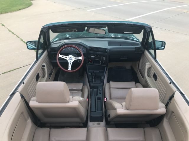 1991 Green BMW 3-Series Convertible