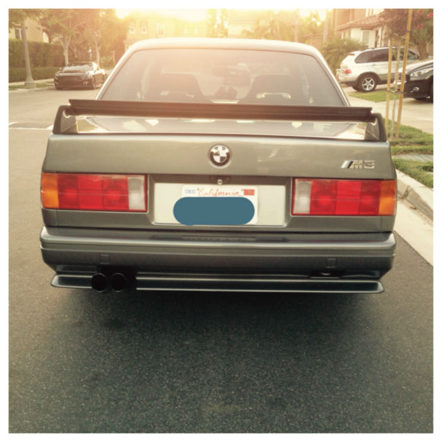 1988 Gray BMW M3 Coupe