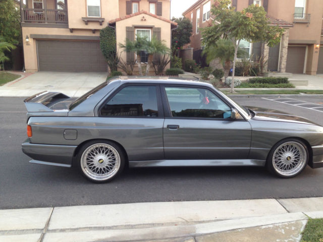 1988 Gray BMW M3 Coupe