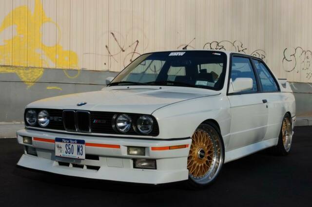1989 White BMW M3 Coupe