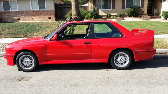 1991 Red BMW 3-Series Coupe