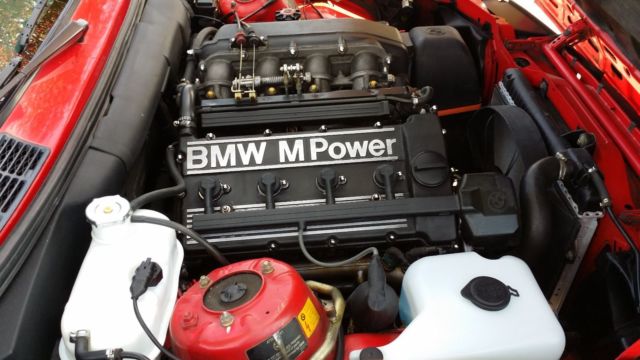 1991 Red BMW 3-Series Coupe