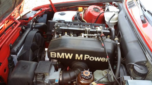 1991 Red BMW 3-Series Coupe