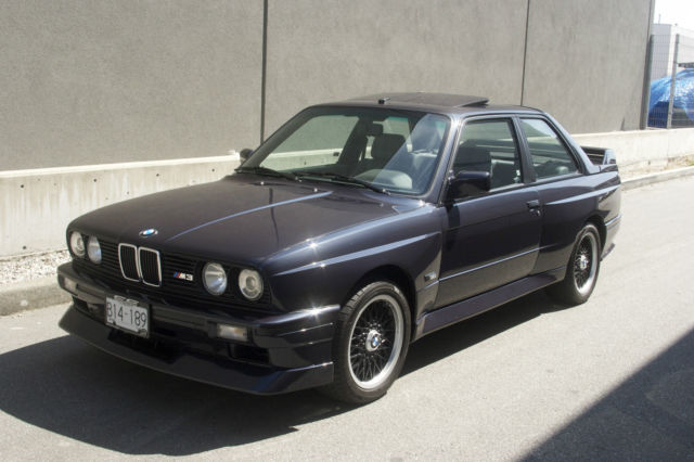1988 Blue BMW M3 Coupe