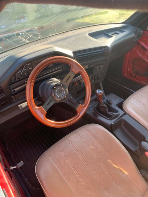 1986 Red BMW 3-Series Coupe