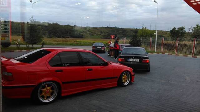 1994 Red BMW 3-Series Sedan