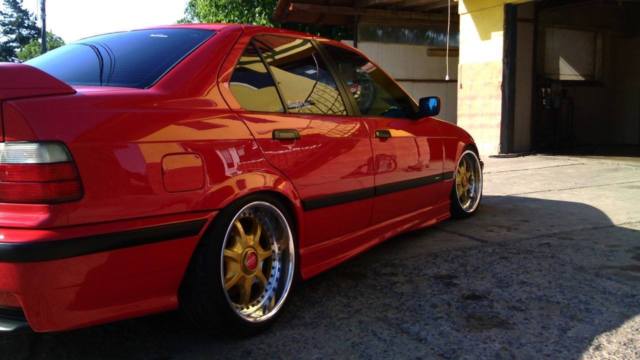 1994 Red BMW 3-Series Sedan