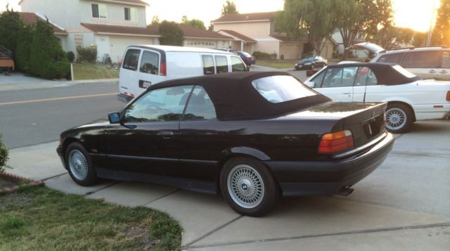 1994 Black BMW 3-Series Convertible