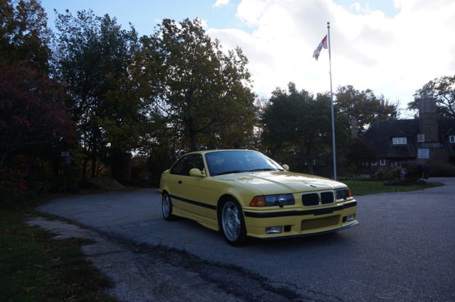 1994 Yellow BMW M3