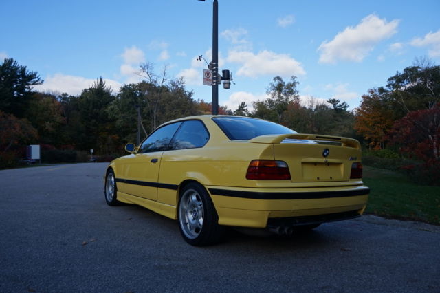 1994 Yellow BMW M3