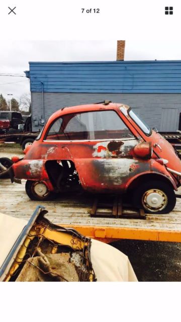 1957 Red BMW ISETTA 300 LOW RESERVE Coupe