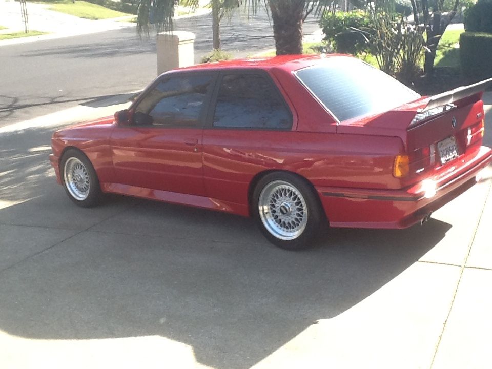 1988 Red BMW M3 Coupe