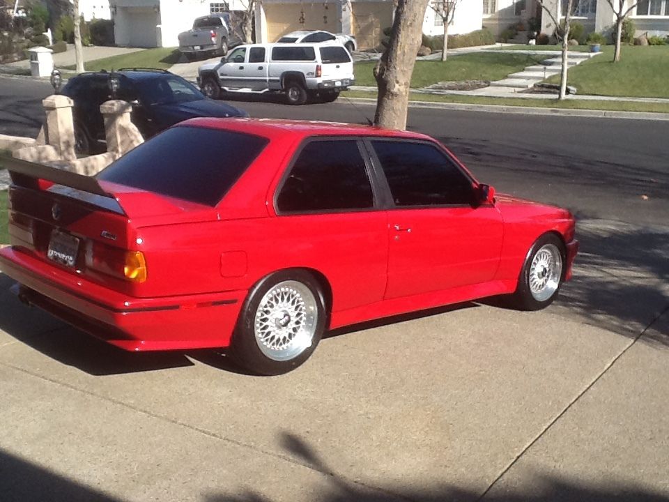 1988 Red BMW M3 Coupe