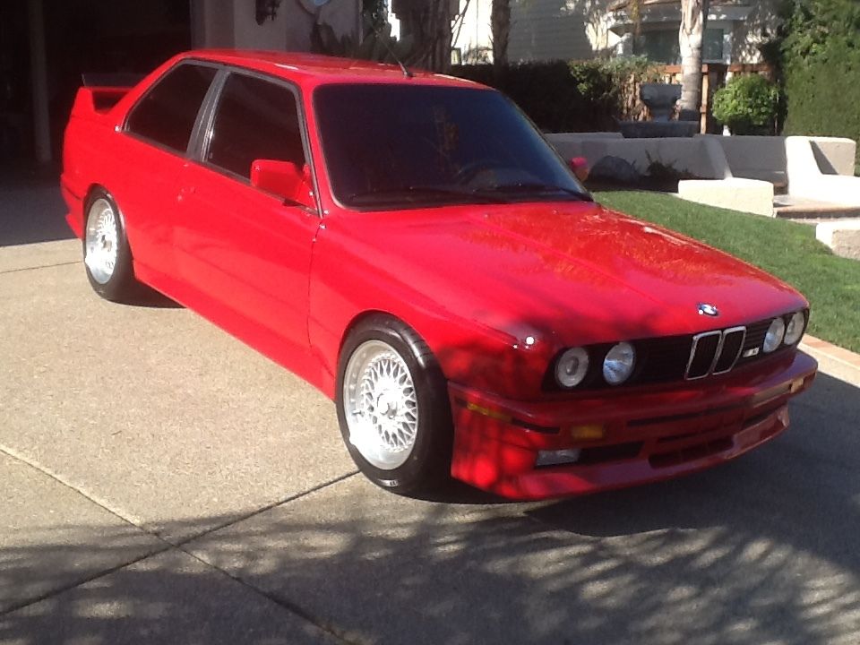 1988 Red BMW M3 Coupe