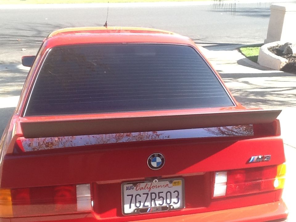 1988 Red BMW M3 Coupe