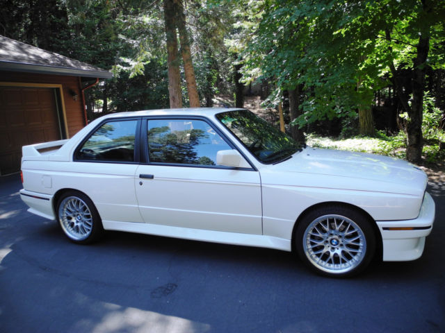 1989 White BMW M3 Coupe