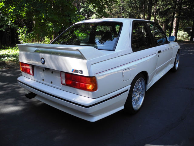 1989 White BMW M3 Coupe