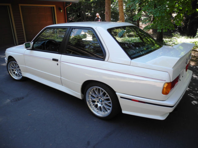 1989 White BMW M3 Coupe