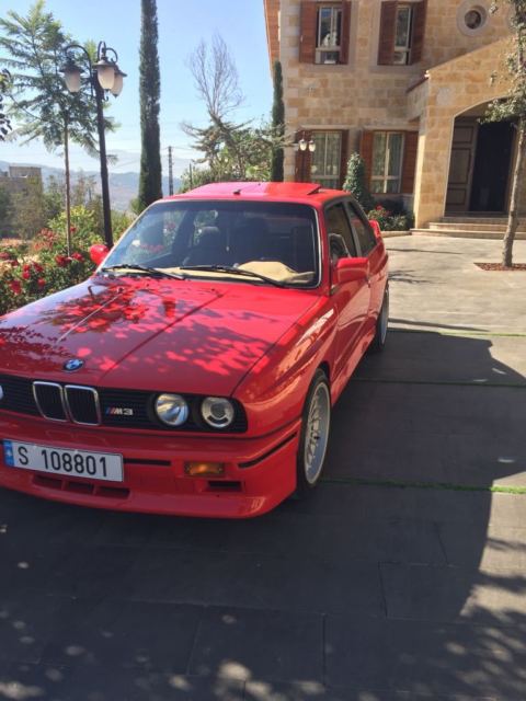 1987 Red BMW M3