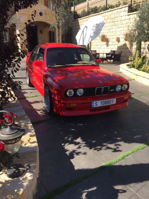 1987 Red BMW M3
