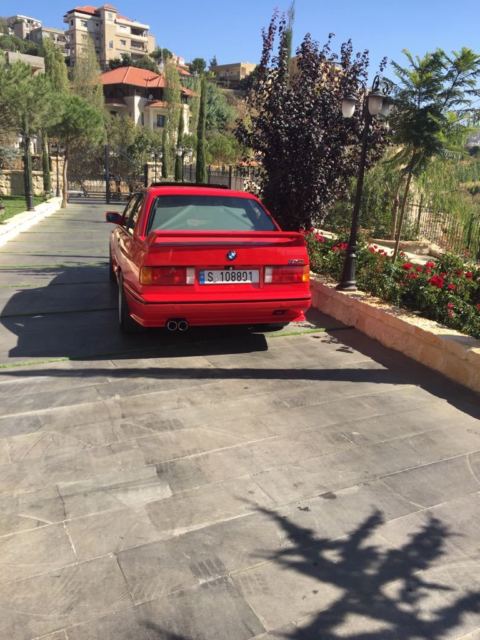 1987 Red BMW M3