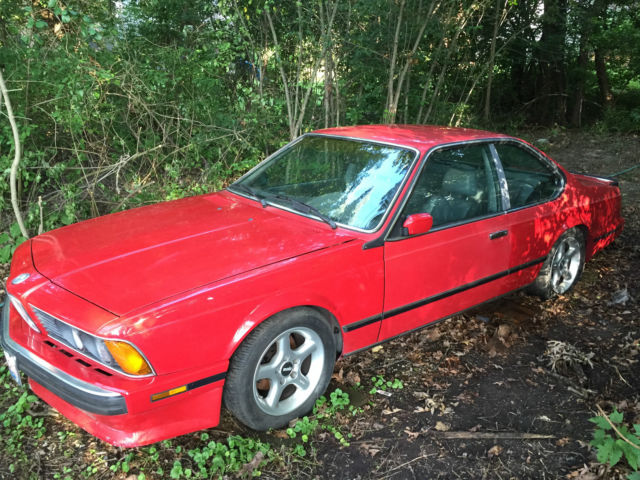 1988 Red BMW M6