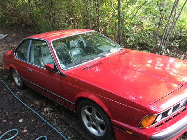1988 Red BMW M6