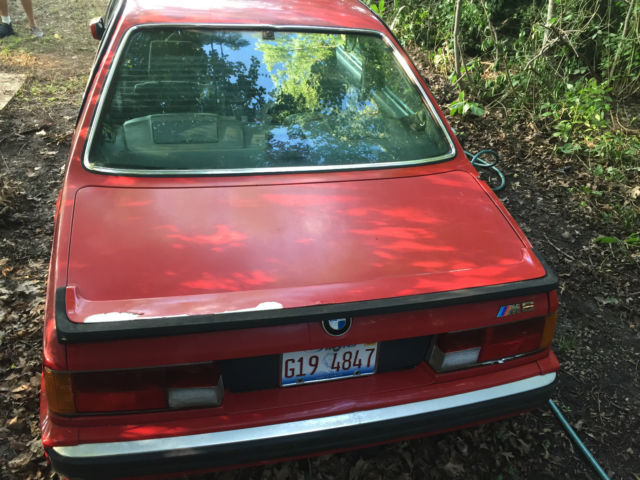 1988 Red BMW M6