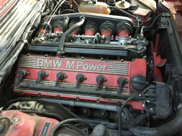 1988 Red BMW M6