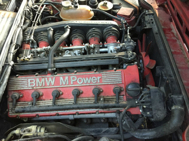 1988 Red BMW M6