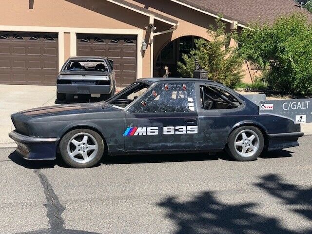 1985 Blue BMW 6-Series Coupe