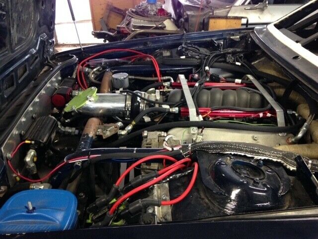 1985 Blue BMW 6-Series Coupe