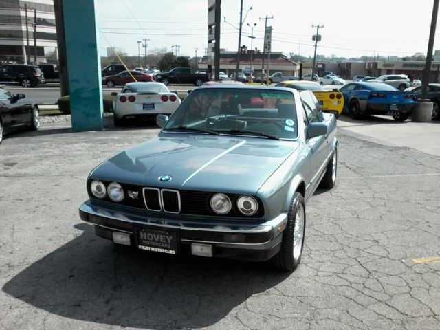 1989 Blue BMW 3-Series Convertible
