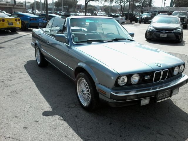 1989 Blue BMW 3-Series Convertible