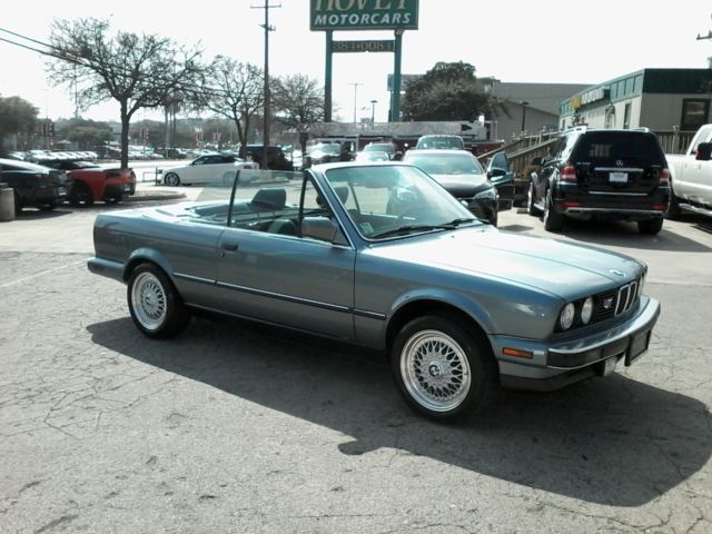 1989 Blue BMW 3-Series Convertible