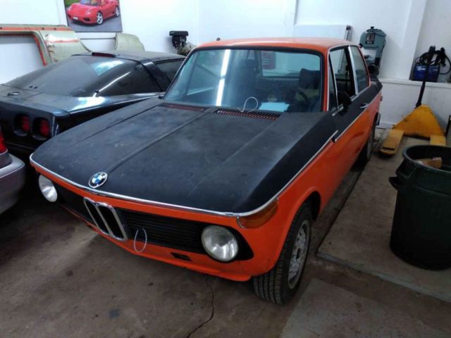 1975 Orange BMW 2002 Coupe