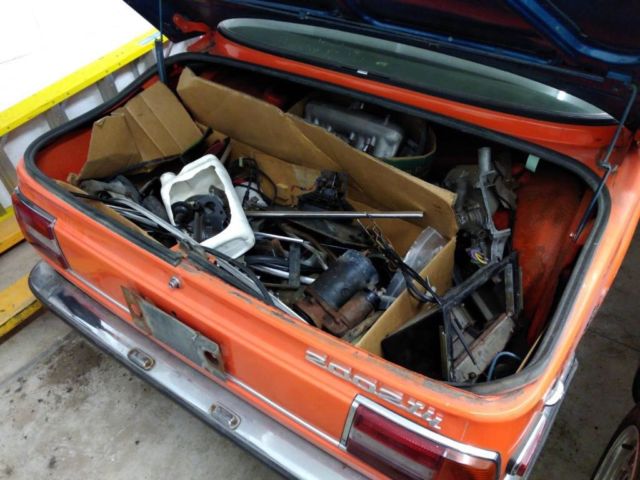 1975 Orange BMW 2002 Coupe