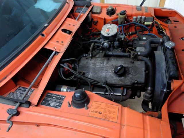 1975 Orange BMW 2002 Coupe